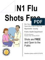 Free h1n1 Shots at Ug Health Dept