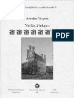 Antoine Vergote - Valláslélektan PDF