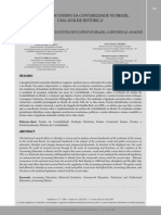 Evolução Do Ensino Da Contabilidade No Brasil Uma Análise Histórica PDF