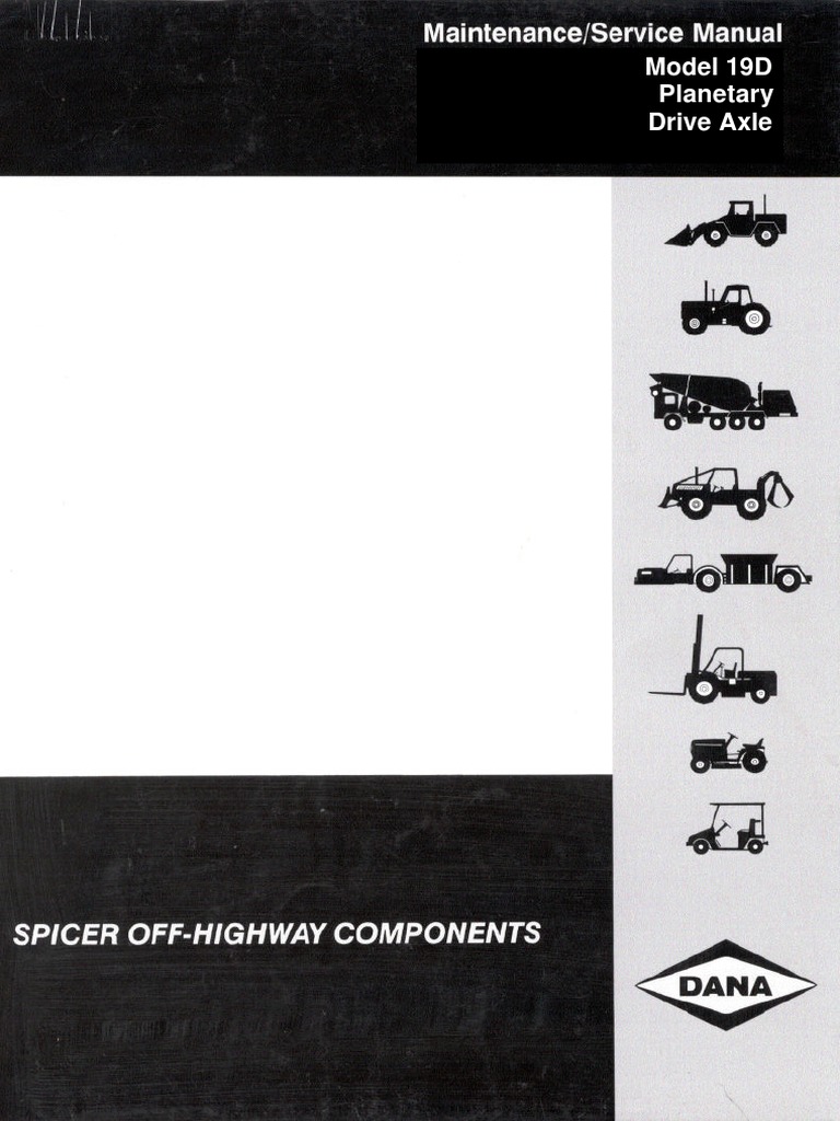 Clark Hurth Components Manual