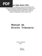 Manual de Direito Tributario - Luis Felipe Siveira Difini PDF