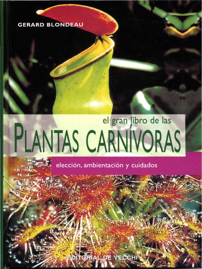 Resultado de imagen para el gran libro de las plantas carnivoras pdf