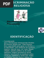 DISCRIMINAÇÃO RELIGIOSA