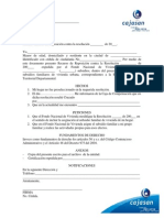 Modelo Recurso de Reposicion PDF