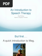 What Is Speech Therapy