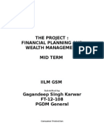 The Project: Financial Planning and Wealth Management Mid Term