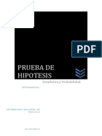 Prueba de Hipotesis