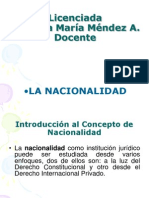 Introducción al Concepto de Nacionalidad