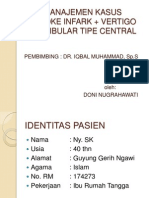 Manajemen Kasus Stase Saraf Vertigo Central