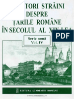Călători Străini Despre Ţările Române În Secolul Al XIX-lea. Serie Nouă. Volumul 4 (1841-1846)