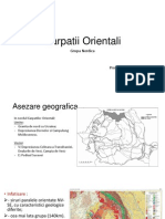 Lectia 3. Carpatii Orientali. Grupa Nordica