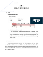 Laporan Hasil Dan Pembahasan Thermoregulasi