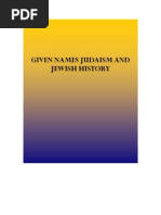 Download Given Names Judaism and Jewish History by STROWS SN24393007 doc pdf