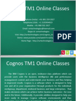 Cognos TM1 Online Classes PDF