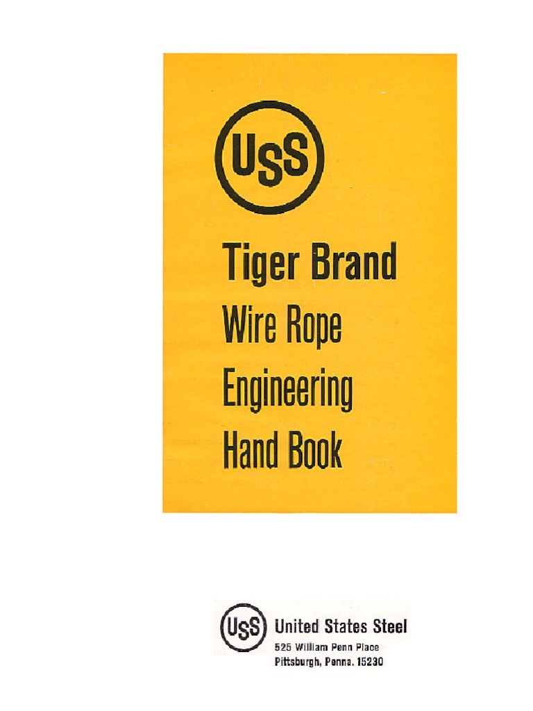 Wire Rope Engineering HandBook PDF