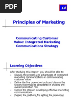 Principles of Marketing: Communicating Customer Value: Integrated Marketing Communications Strategy