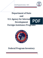 Foreign Assistance Program Inventory 2013