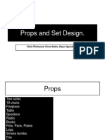 Props and Set Design.: Felix Flintwood, Flora Slater, Dayo Ogundogea