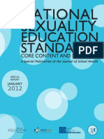  National Sex Ed Standards 