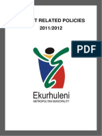 Ekurhuleni Idp - Tariff - Schedules 1 July 2012