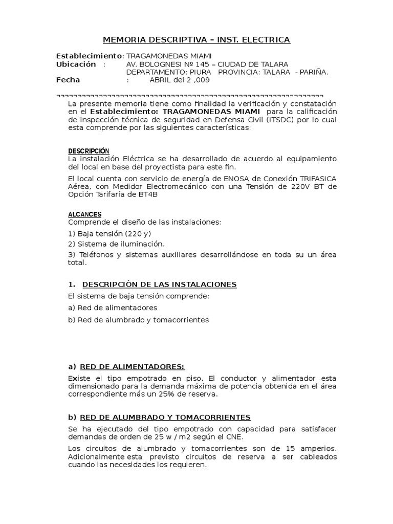 Memoria electrica