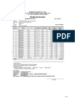 Proforma Invoice: Kingpluse Industry Co., LTD