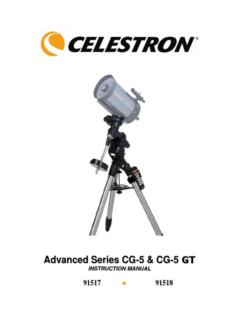 Celestron Advanced Series CG5GT Manual Tripod (Photography
