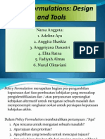 PPT Policy Formulations