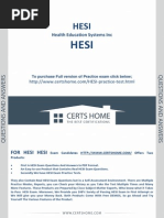 Download HESI Test - Free Most Up to Date Sample by 22oct2014 SN243962559 doc pdf