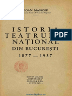 Istoria Teatrului National Bucuresti PDF