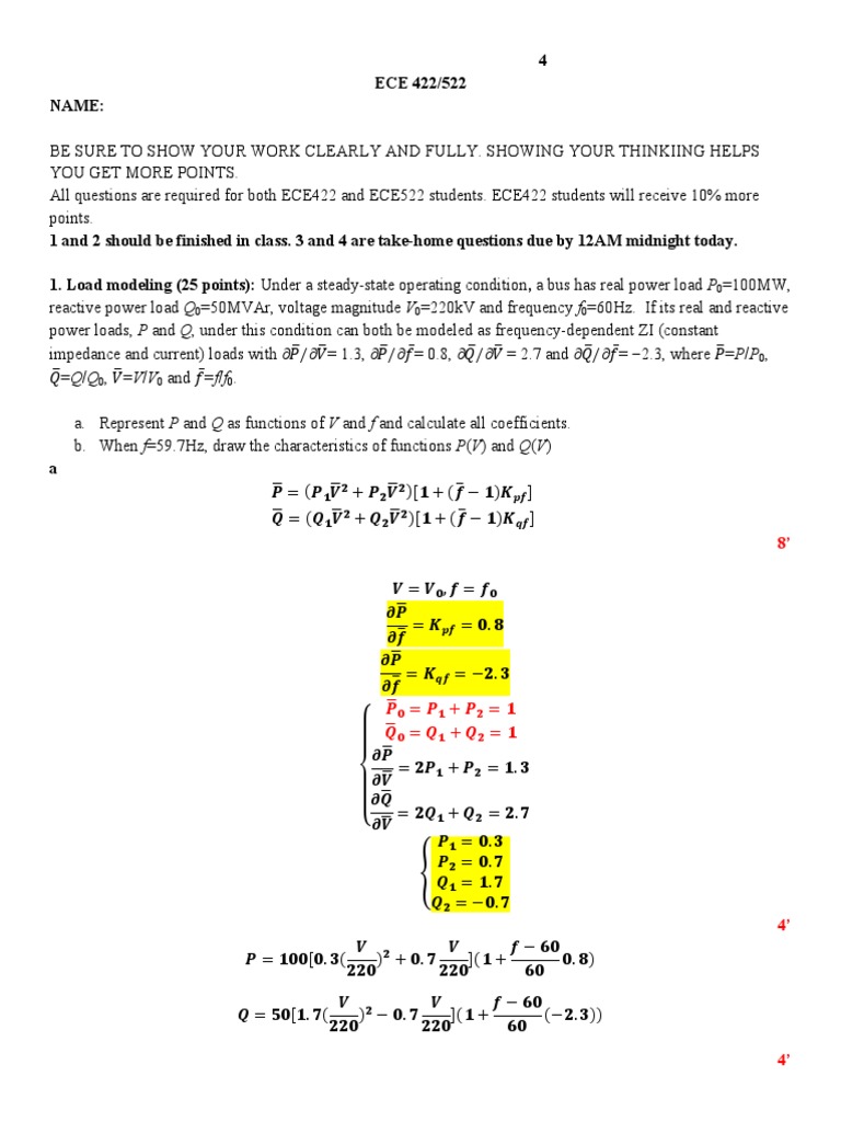 Exam 1 Solution Pdf Electrical Engineering Electromagnetism