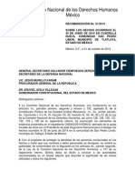 CNDH - Recomendación Sobre El Caso Tlatlaya PDF