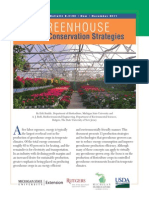 Energy Conservation Strategies for Greenhouses