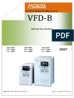 Produtos eletrônicos Metaltex VFD-B manual do usuário