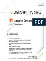 Ensayo1 Simce Lenguaje 1basico 2014 PDF