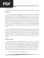 Download Describe the various family forms found in the Caribbean and discuss the factors responsible for such diversity in the Caribbean by Poetess Denise N Fyffe SN243972622 doc pdf