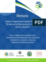 Memoria Congreso de Profesinales en Orientacion 2014 PDF