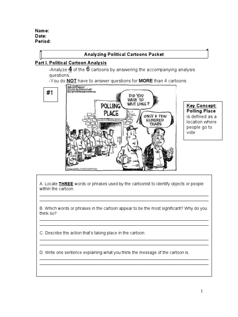 Grade 7 Political Cartoon Analysis Guide | PDF | Cartoon | Cartoonist