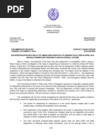 2014-10-21 Department of Investigation - Queens Fatal Fire ECTP 911 Emergency Call Ambulance Response Report