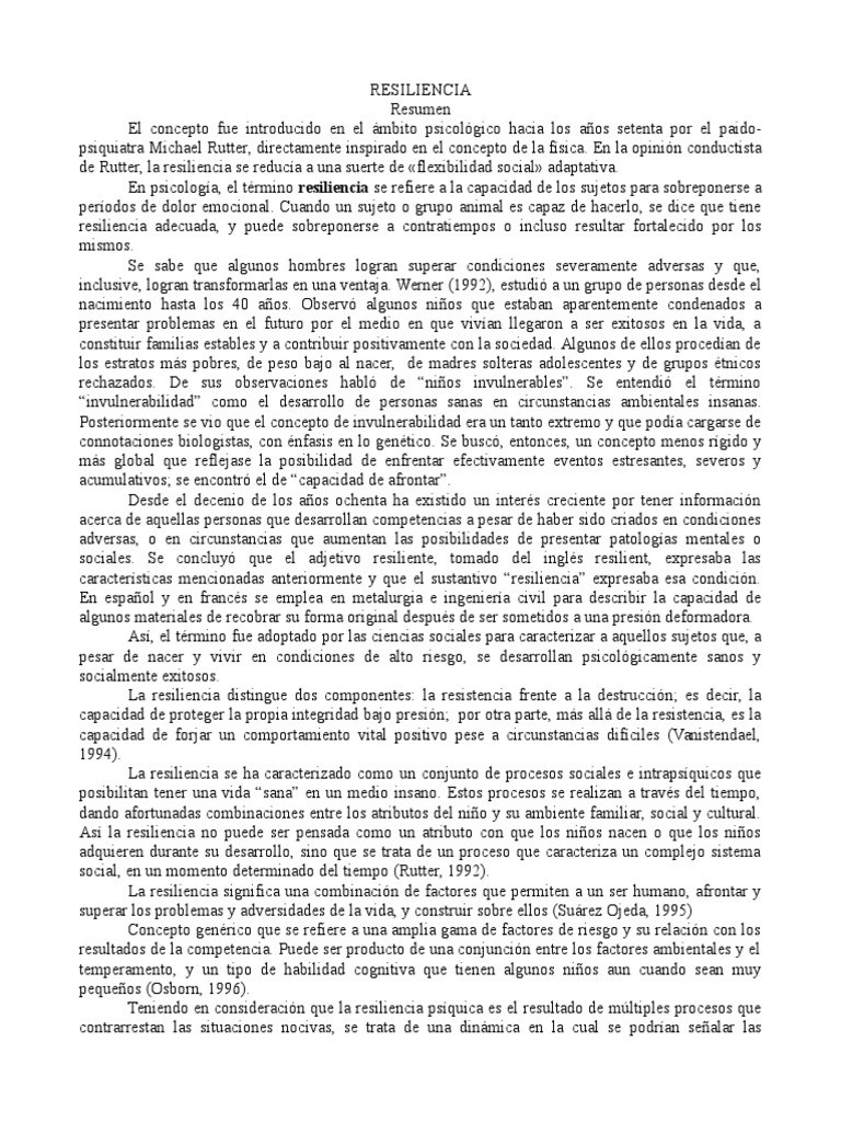 3.5. Resiliencia.doc | Resiliencia psicológica | Adultos