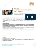 1 - Curso Online - INTERVENCIÓN PSICOPEDAGOGICA EN LA INFANCIA PDF