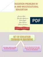 Set of Education Problem and Multicultural Education