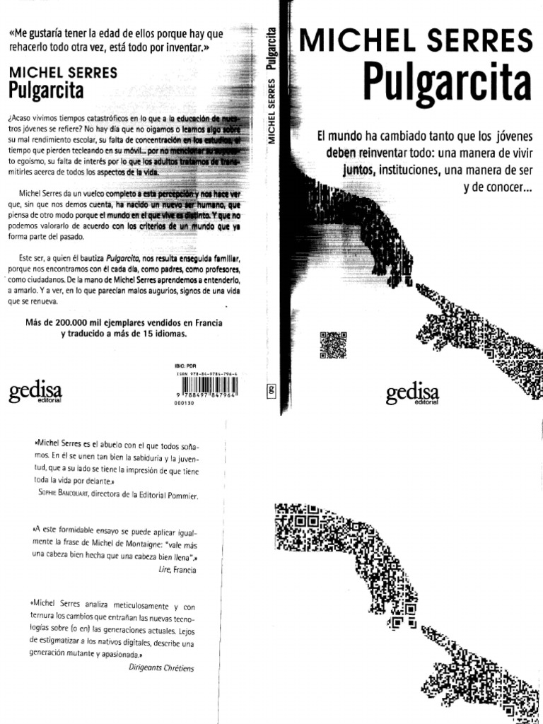 MICHEL SERRES Pulgarcita Editorial Gedisa (Barcelona 2014) PDF PDF Loisirs