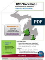 TRIG Workshop Flyer - November 10