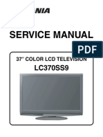 Sylvania Lc370ss9 LCD TV SM