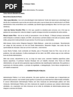 Direito Administrativo Aula 1. administração pública..docx