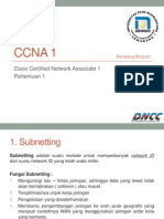 CCNA 1 Pertemuan 1 (Pengenalan Cisco Packet Tracer)