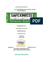 15990360 Project on Safexpress Warehousing and Supply Chain Management[1]