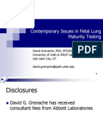 Contemporary Issues in Fetal Lung Maturity Testing