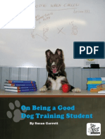 On Being A Good Dog Training Student - Susan Garret